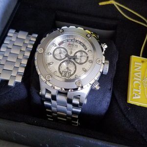 Invicta Reserve Subaqua Specialty Men's Watch w/Silver Dial Retrograde Date